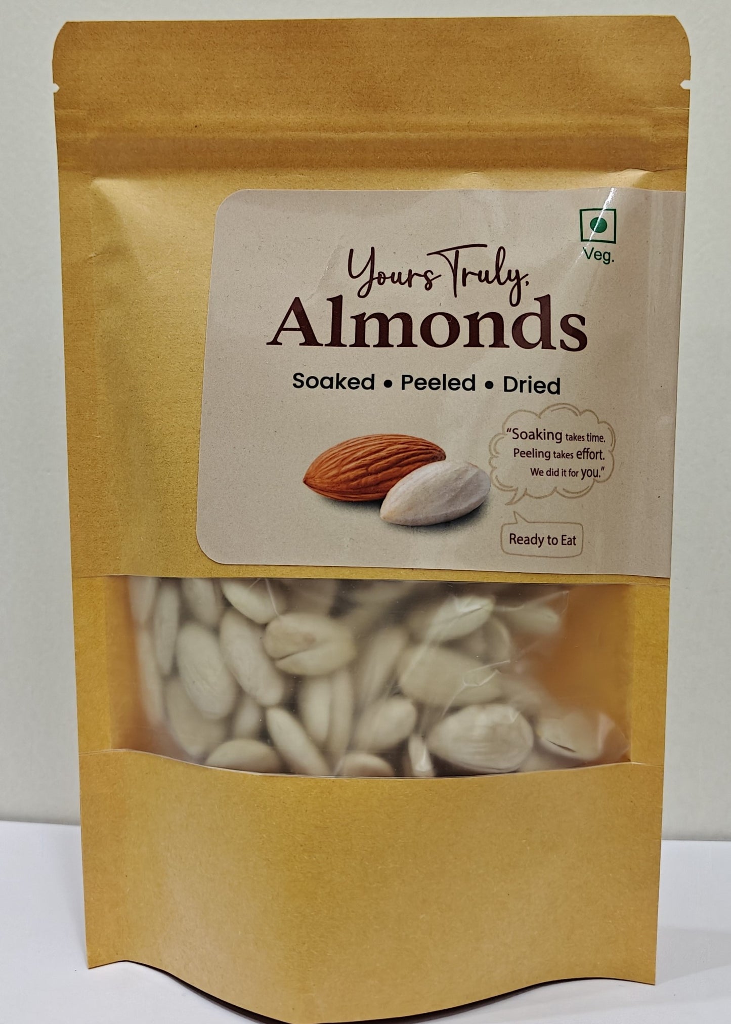 Soaked, Peeled & Dried Almonds