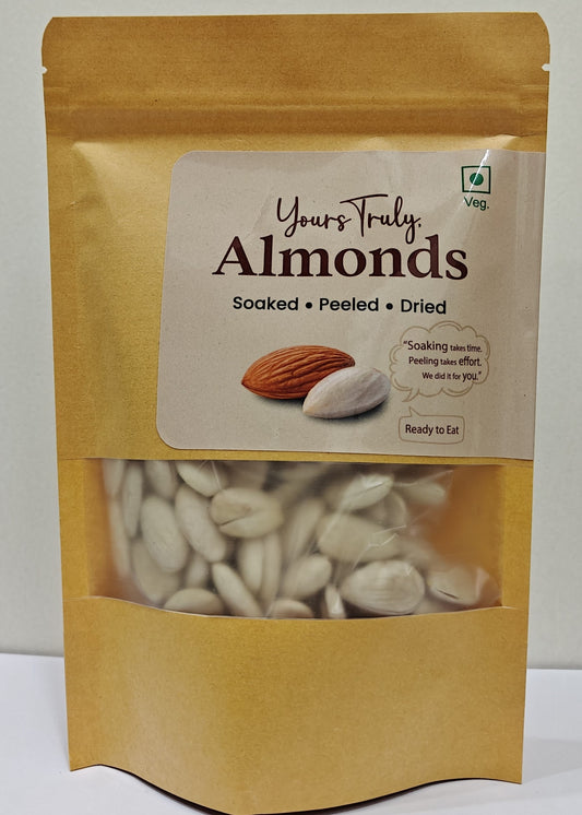 Soaked, Peeled & Dried Almonds